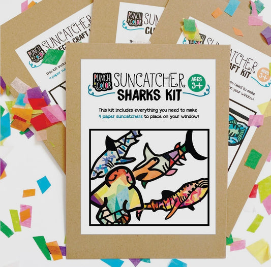Sharks Suncatcher Kit