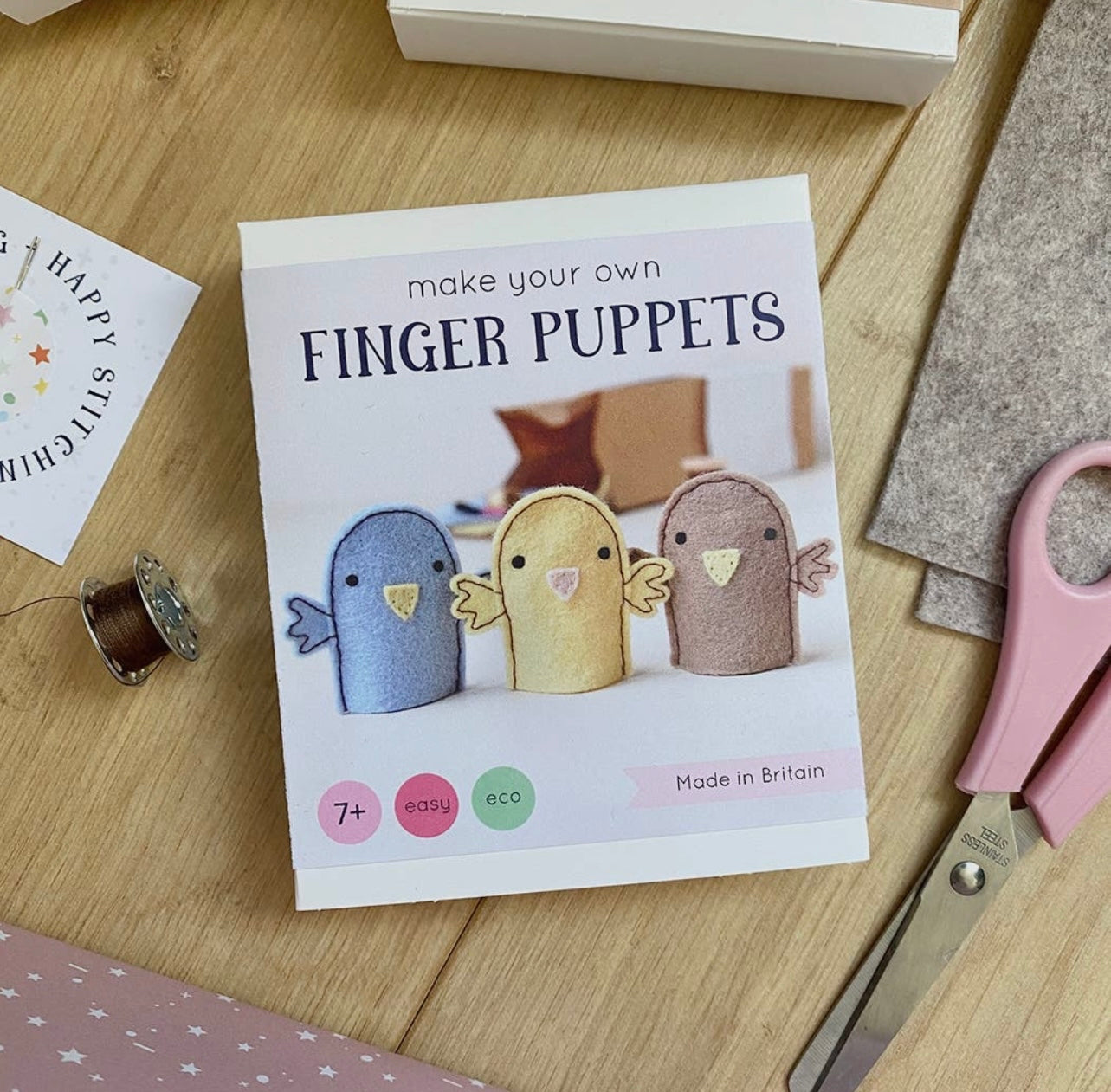 Bird Finger Puppets DIY Craft Kit