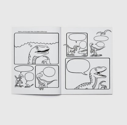 Dinosaurs Coloring + Activity Book: Mazes, puzzles, jokes, and more!