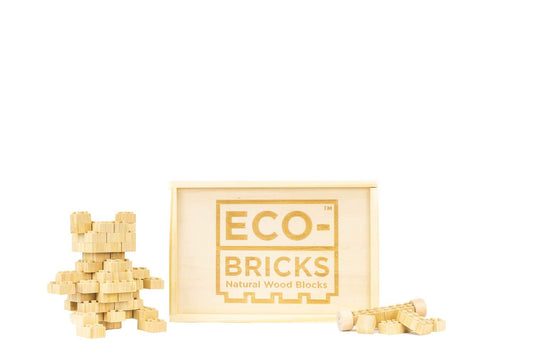 90 Piece Bamboo Eco Bricks Set