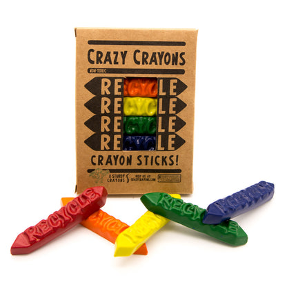 Recycled Crayon Sticks