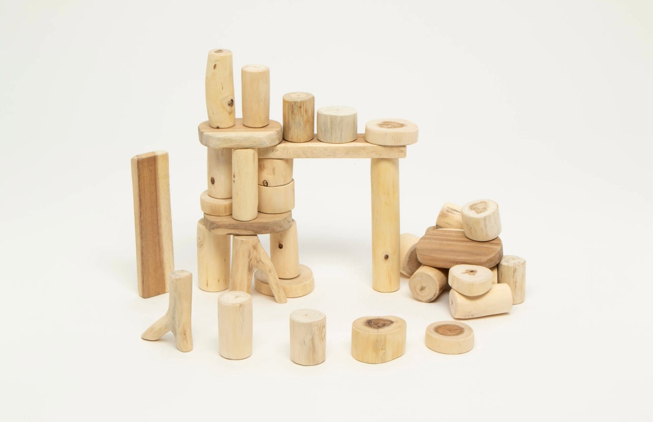 Bark-less Blocks - 36 pieces